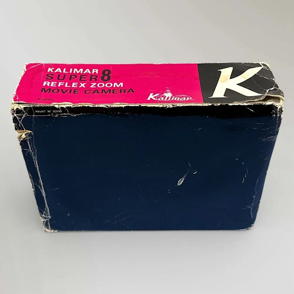Vintage Kalimar Super 8 Reflex Zoom Film Camera Original Box and Manual Included